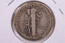 1927 Mercury Silver Dime., Fine., Store