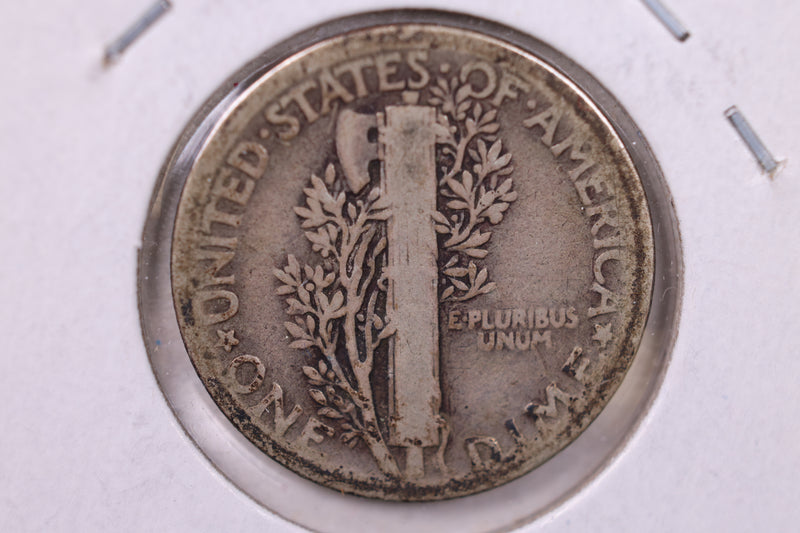 1927 Mercury Silver Dime., Fine., Store