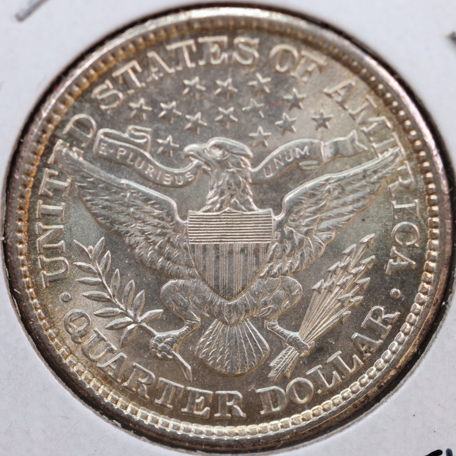 1892 Barber Quarter, Mint State Uncirculated Coin, Store #QR751