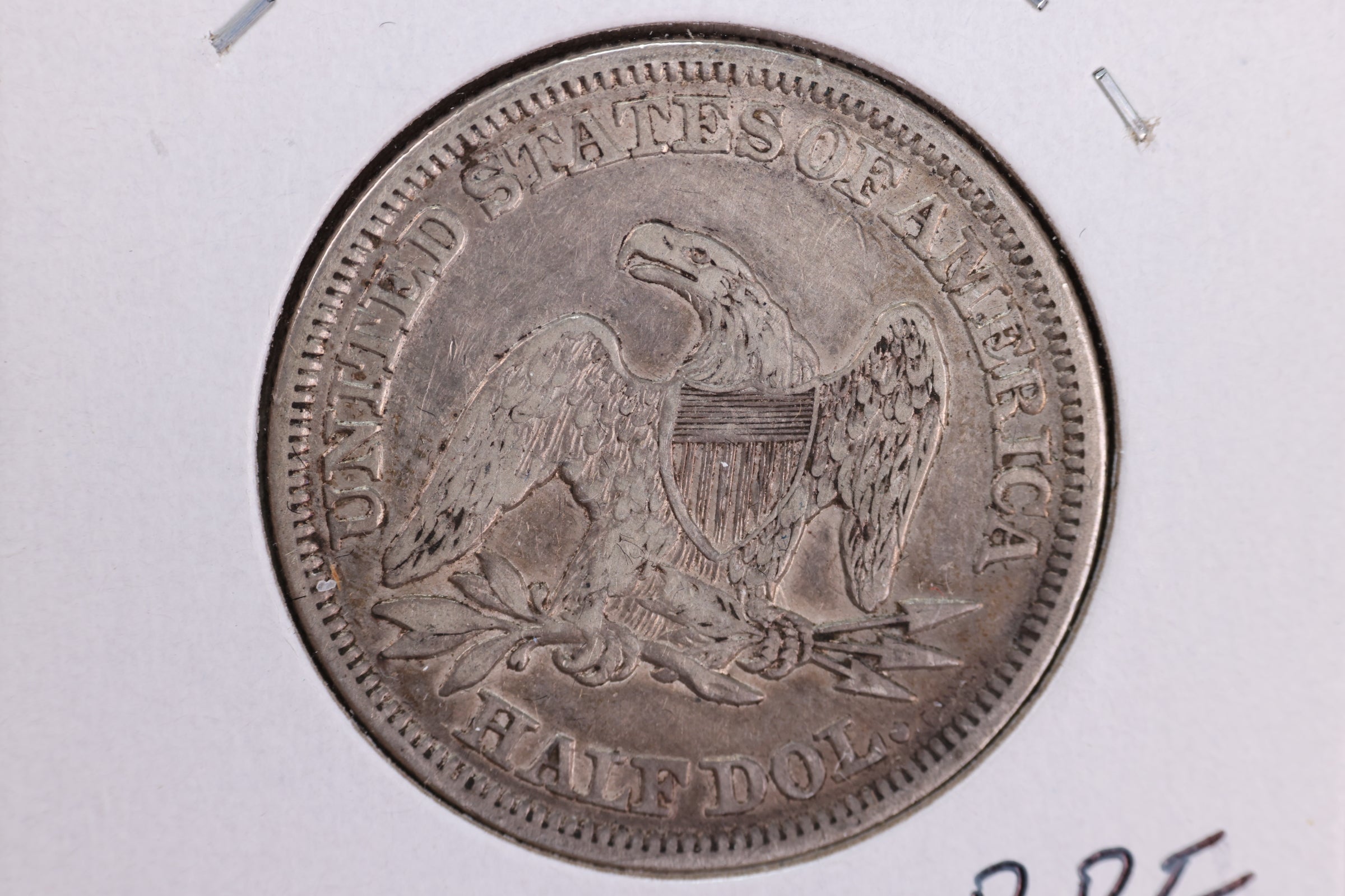 1856 Liberty Seated Half Dollar, Affordable Circulated Coin. Store Sale #23080917