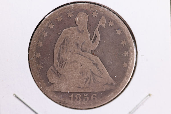 1856-O Liberty Seated Half Dollar, Affordable Circulated Coin. Store Sale #23080918