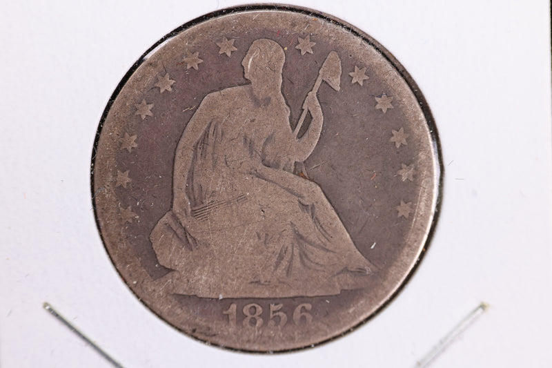 1856-O Liberty Seated Half Dollar, Affordable Circulated Coin. Store Sale