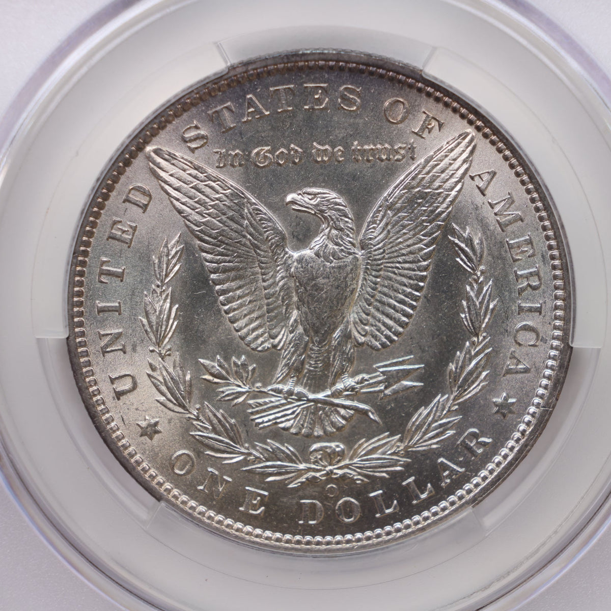 1887-O Morgan Silver Dollar, Toned CAC AU-58, Uncirculated Coin, Store #DR105.