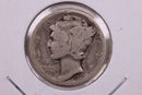 1927-D Mercury Silver Dime., Very Good., Store