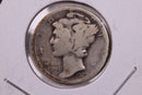 1927-D Mercury Silver Dime., Very Good., Store