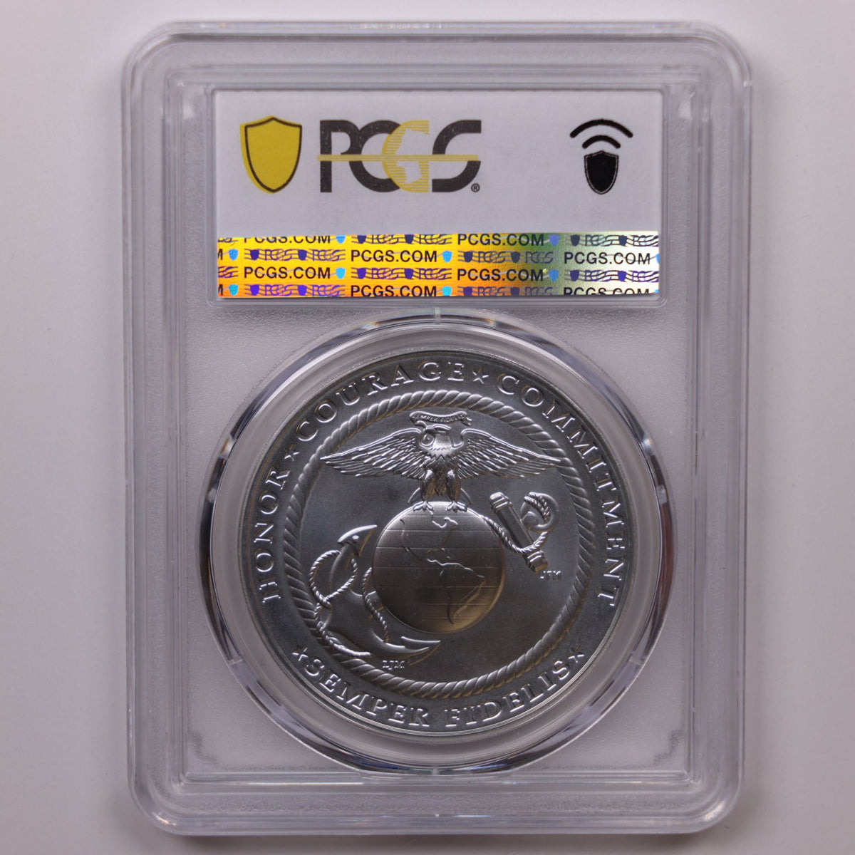 2023 U.S. Marine Corps Matte Medal, 1 OZT Silver, PCGS MS-70, Store #MC002.