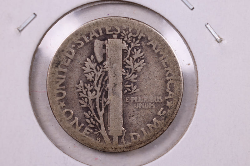 1927-S Mercury Silver Dime., Very Good., Store