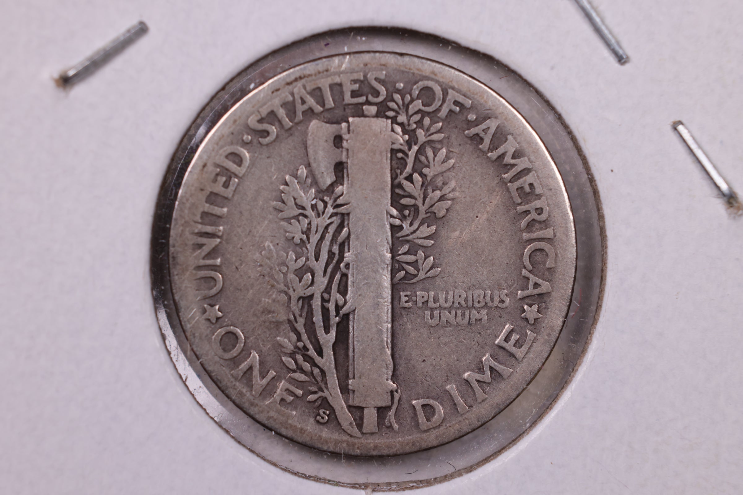 1927-S Mercury Silver Dime., Very Good., Store  #19903