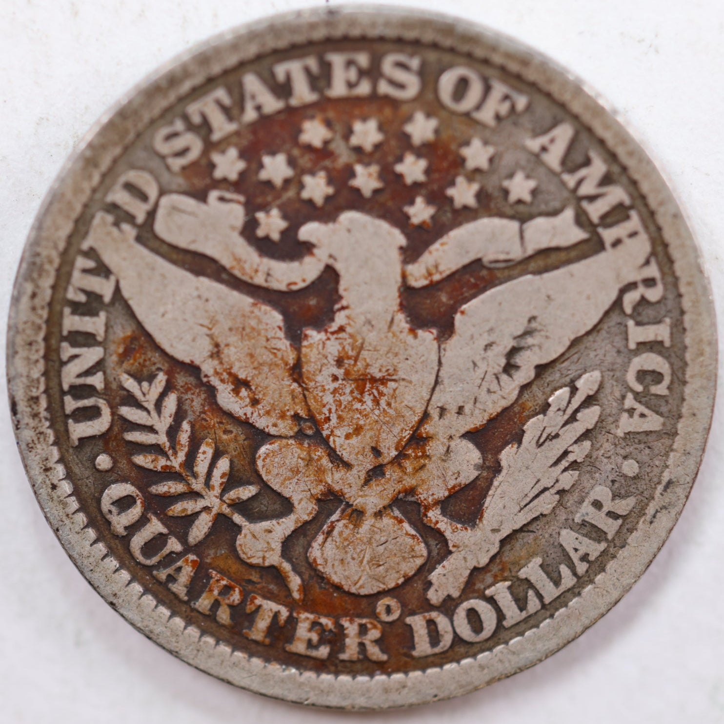 1893-O Barber Quarter, Very Good Circulated Coin, Store #QR762