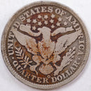 1893-O Barber Quarter, Very Good Circulated Coin, Store
