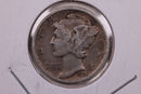 1928 Mercury Silver Dime., Fine., Store