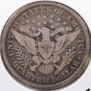 1893-S Barber Quarter, Very Good+ Circulated Coin, Store