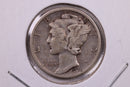 1928 Mercury Silver Dime., Fine., Store