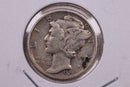 1928 Mercury Silver Dime., Fine., Store