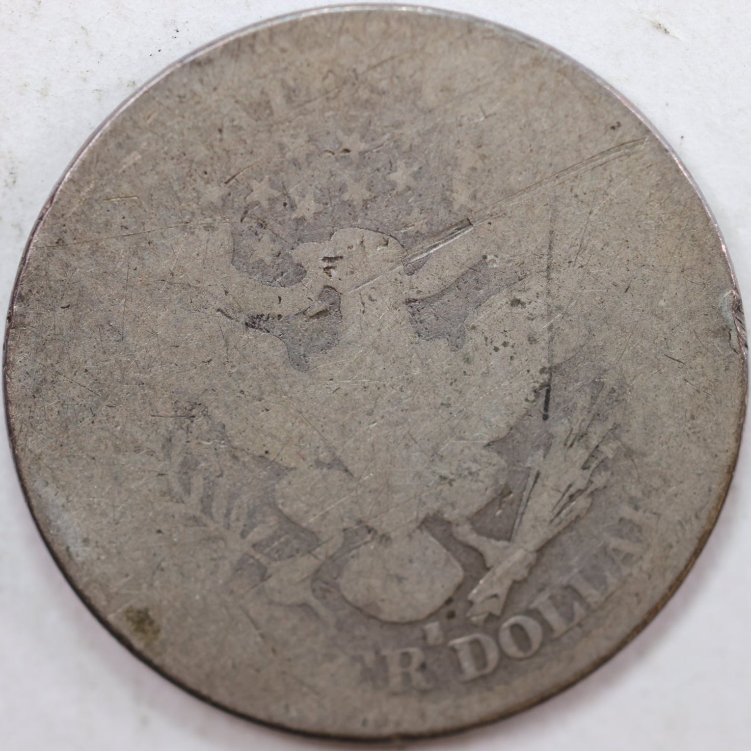 1893-S Barber Quarter, Poor Circulated Coin, Store #QR770