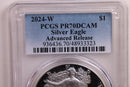 2024-W American Silver Eagle Proof PCGS PF-70, Store Sale