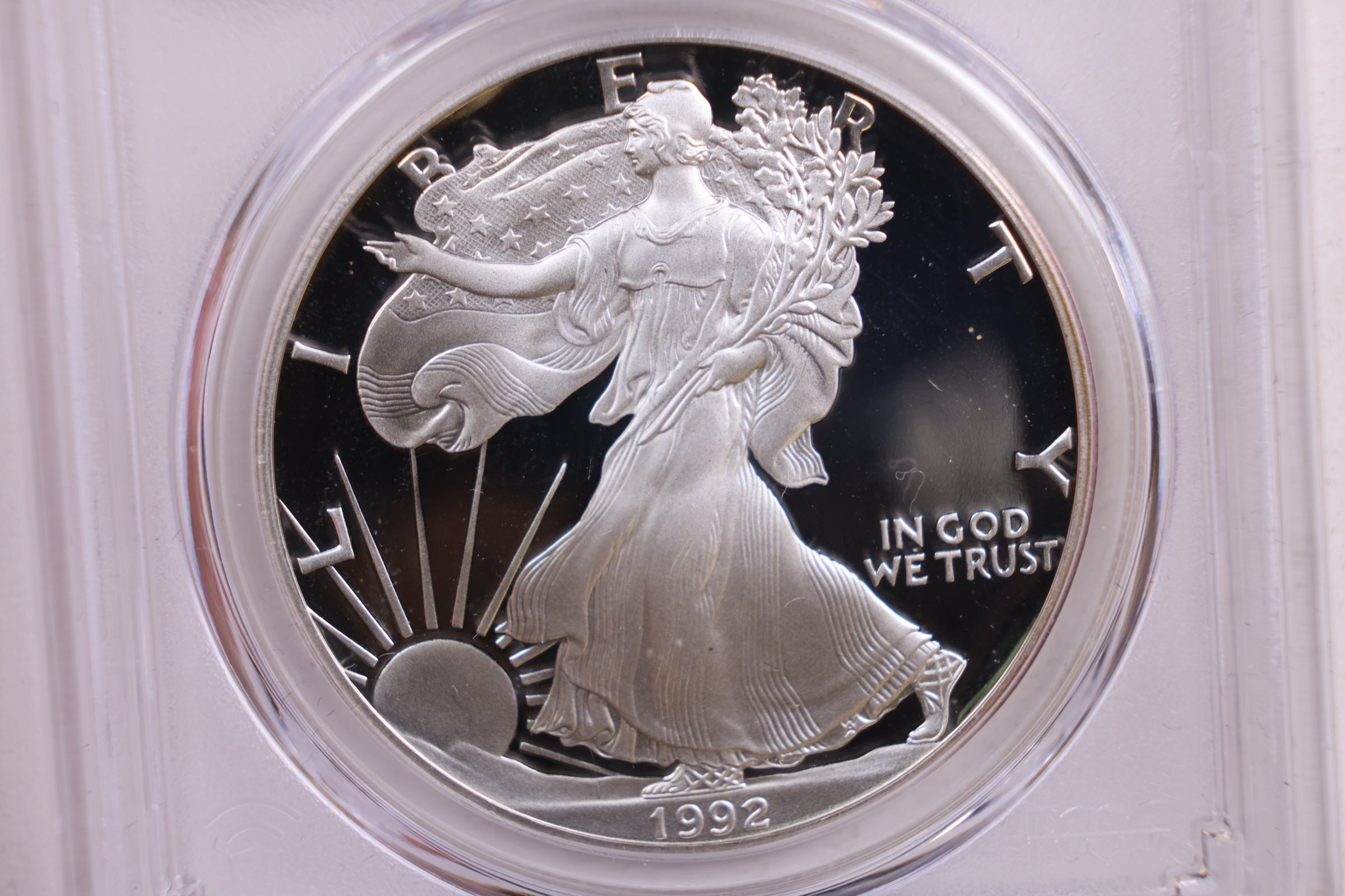1992-S American Silver Eagle Proof PCGS PF-70, Store Sale #AE0156.