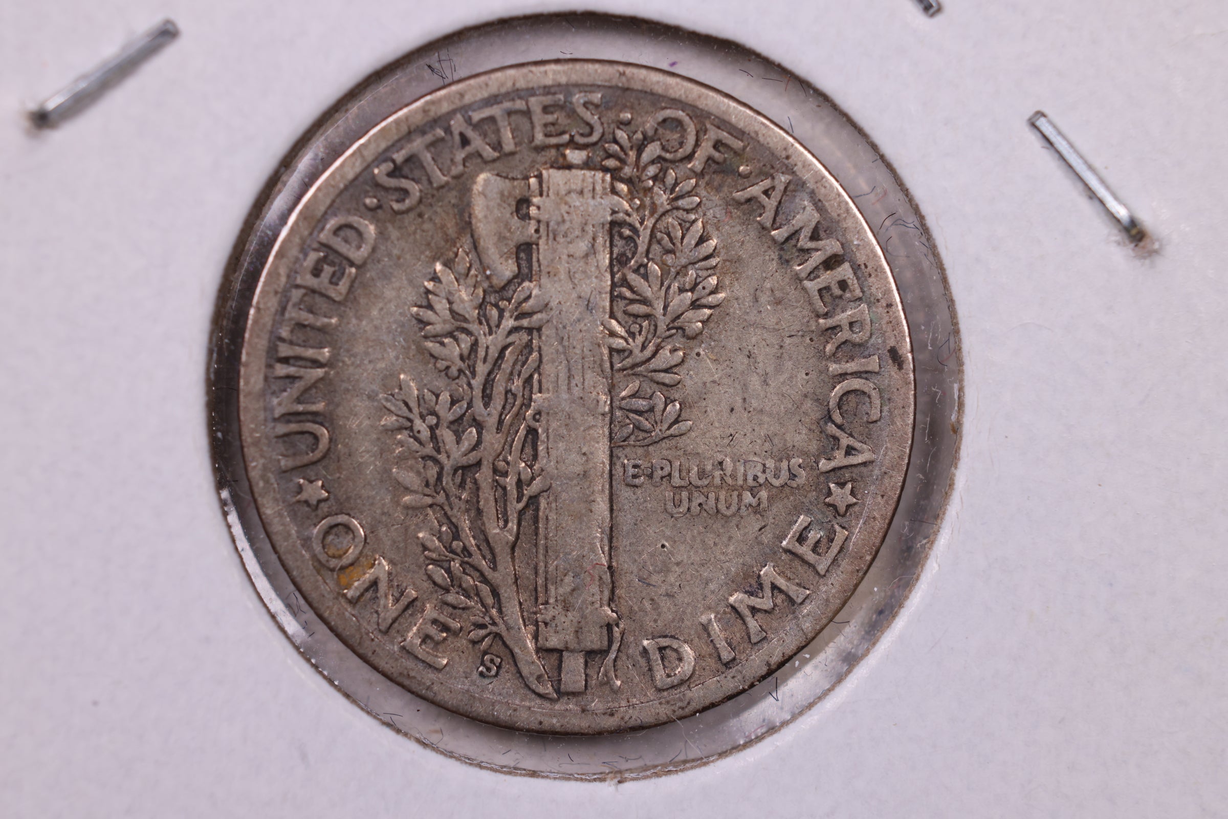1928-S Mercury Silver Dime., Fine., Store  #19907