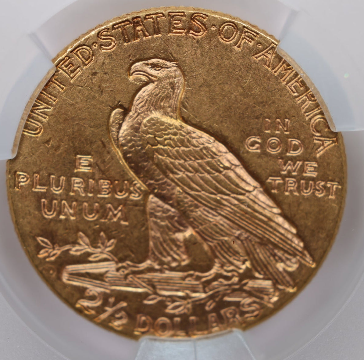 1925-D $2.50 Quarter Gold Eagle, CAC Certified AU-58, Slider-Coin, Store #G025.