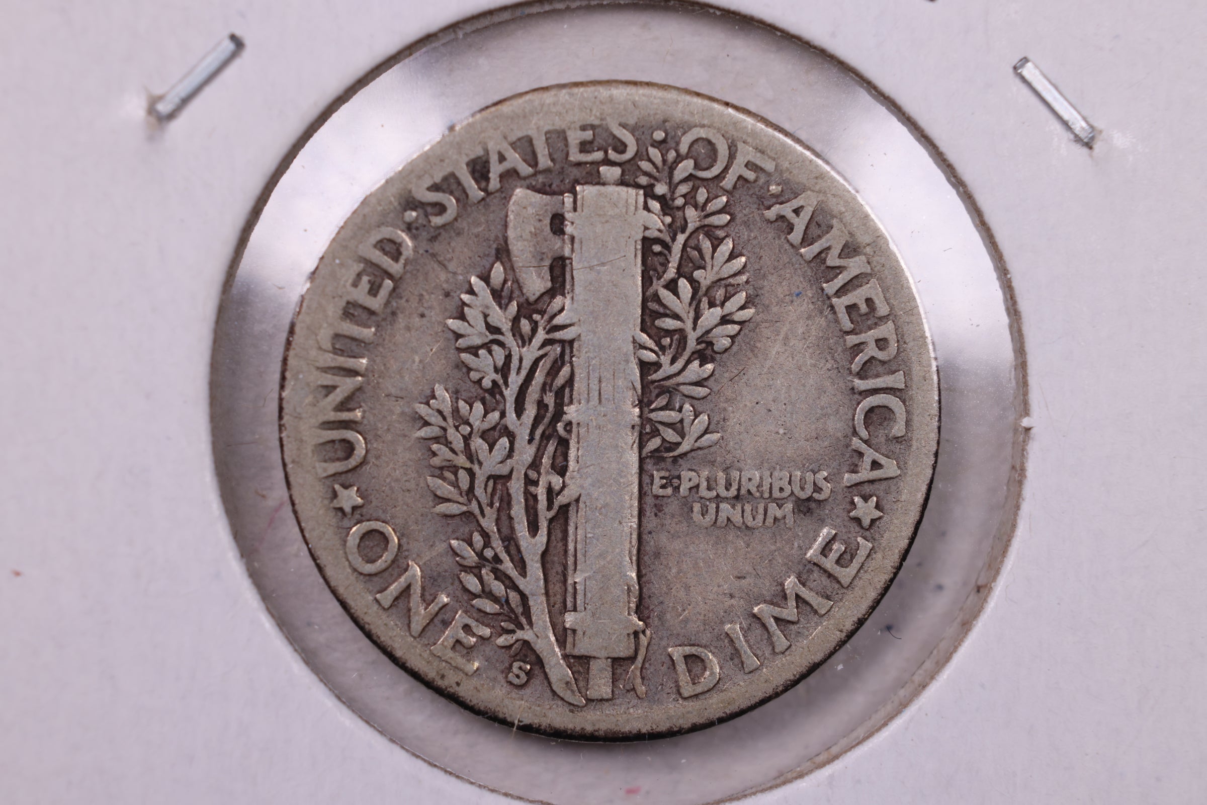 1928-S Mercury Silver Dime., Fine., Store  #19907