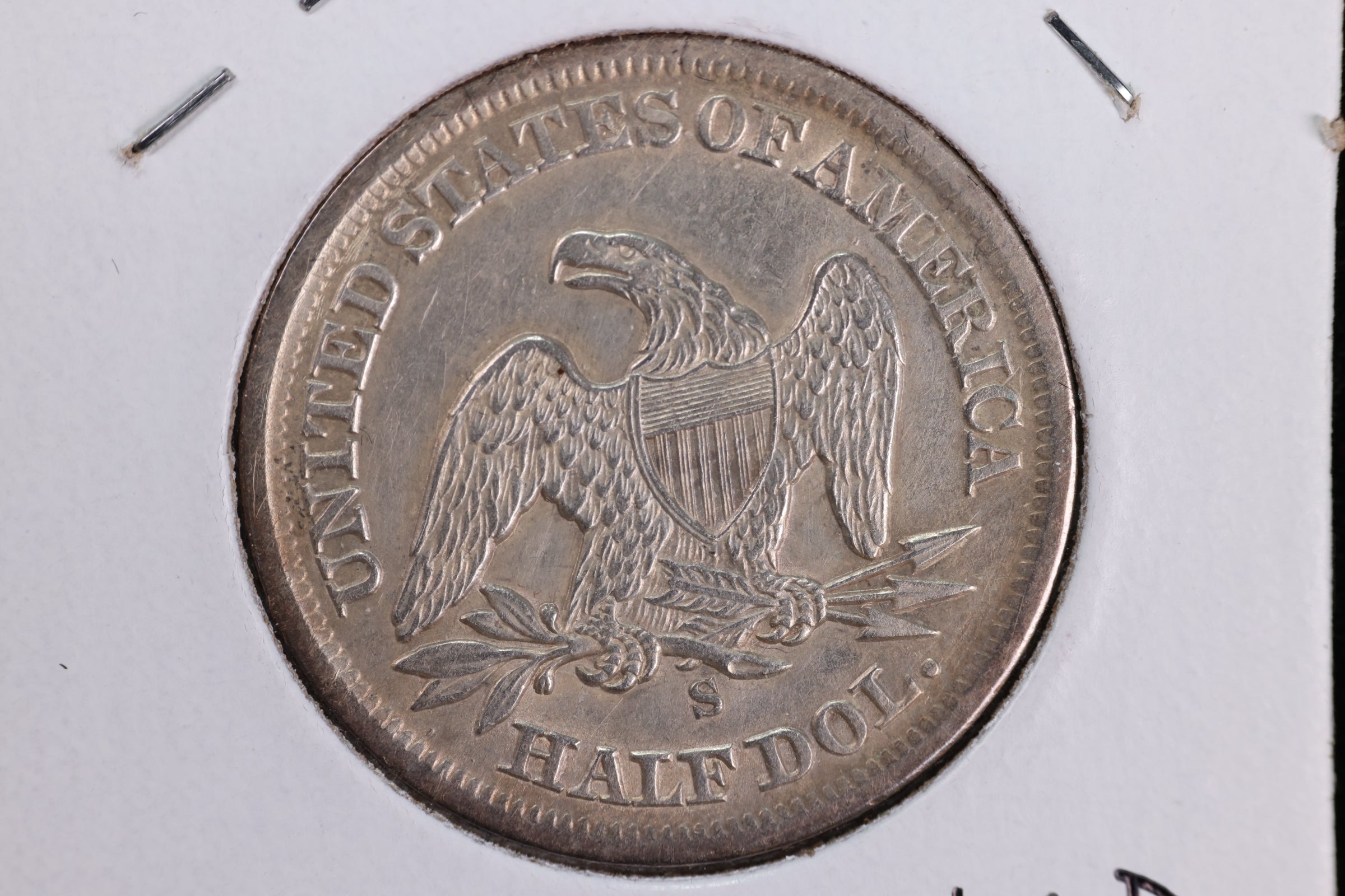 1861-S Liberty Seated Half Dollar, Affordable Circulated Coin. Store Sale #23080942