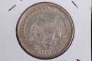 1861-S Liberty Seated Half Dollar, Affordable Circulated Coin. Store Sale
