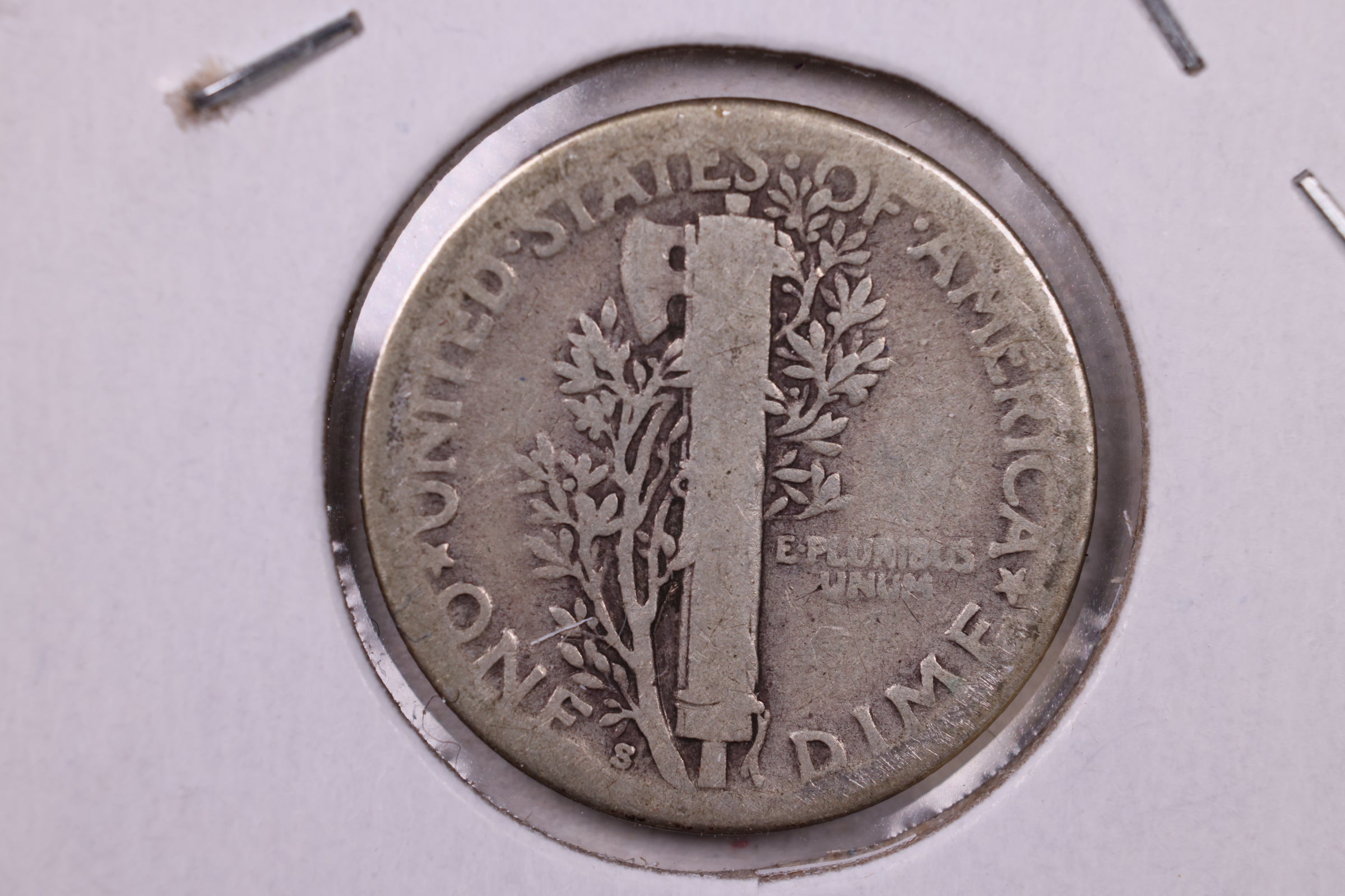 1928-S Mercury Silver Dime., Fine., Store  #19907