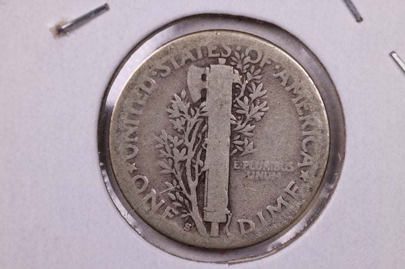 1928-S Mercury Silver Dime., Fine., Store