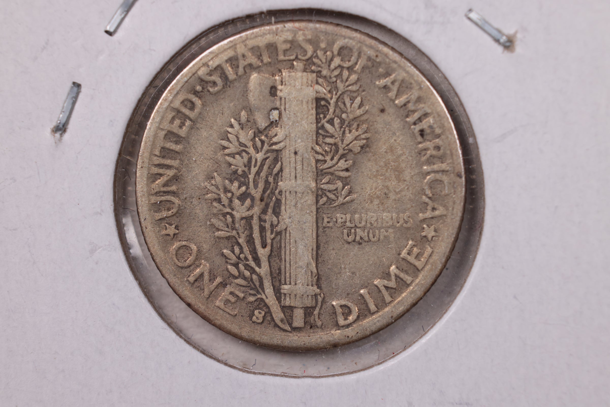 1928-S Mercury Silver Dime., Fine., Store  #19907