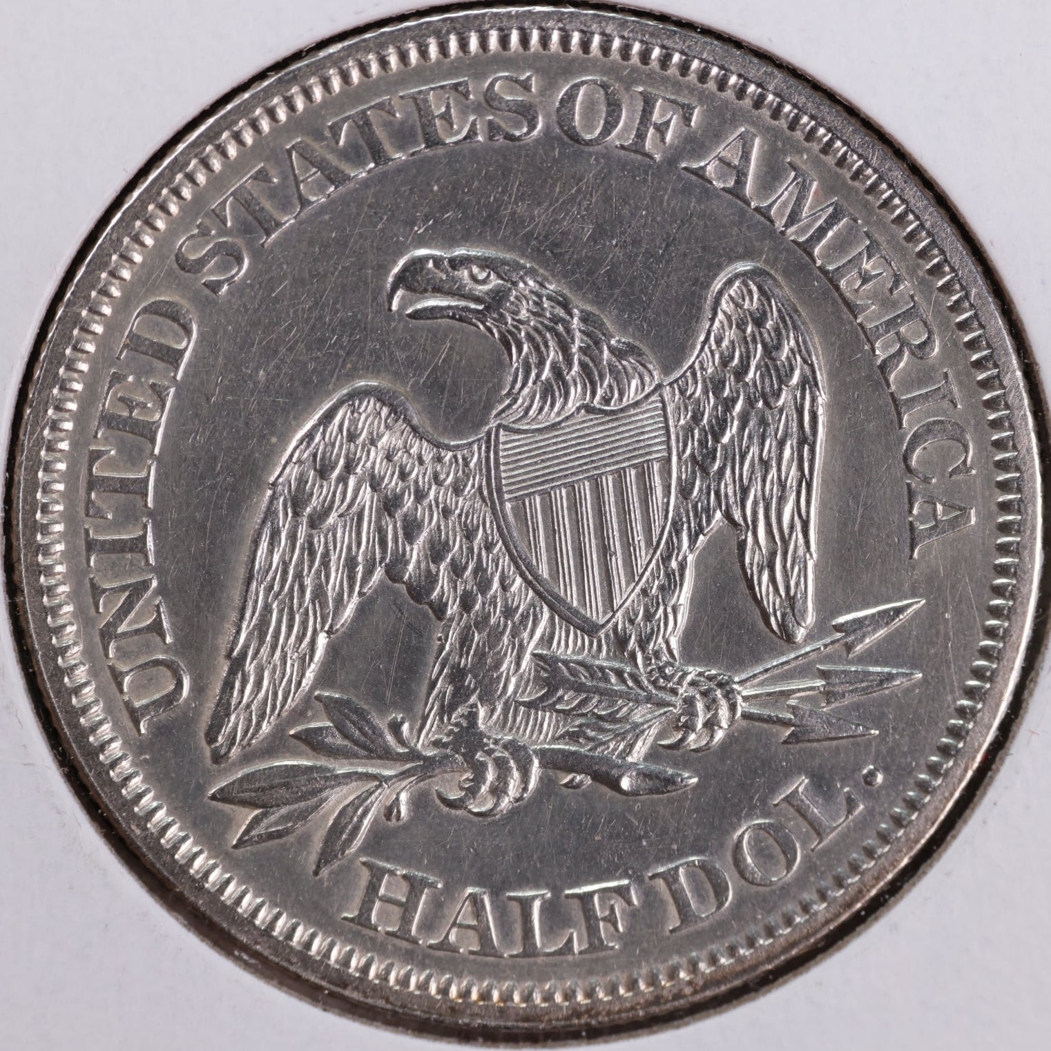 1862 Liberty Seated Half Dollar, Mint State Uncirculated Coin. Store Sale #HR1973