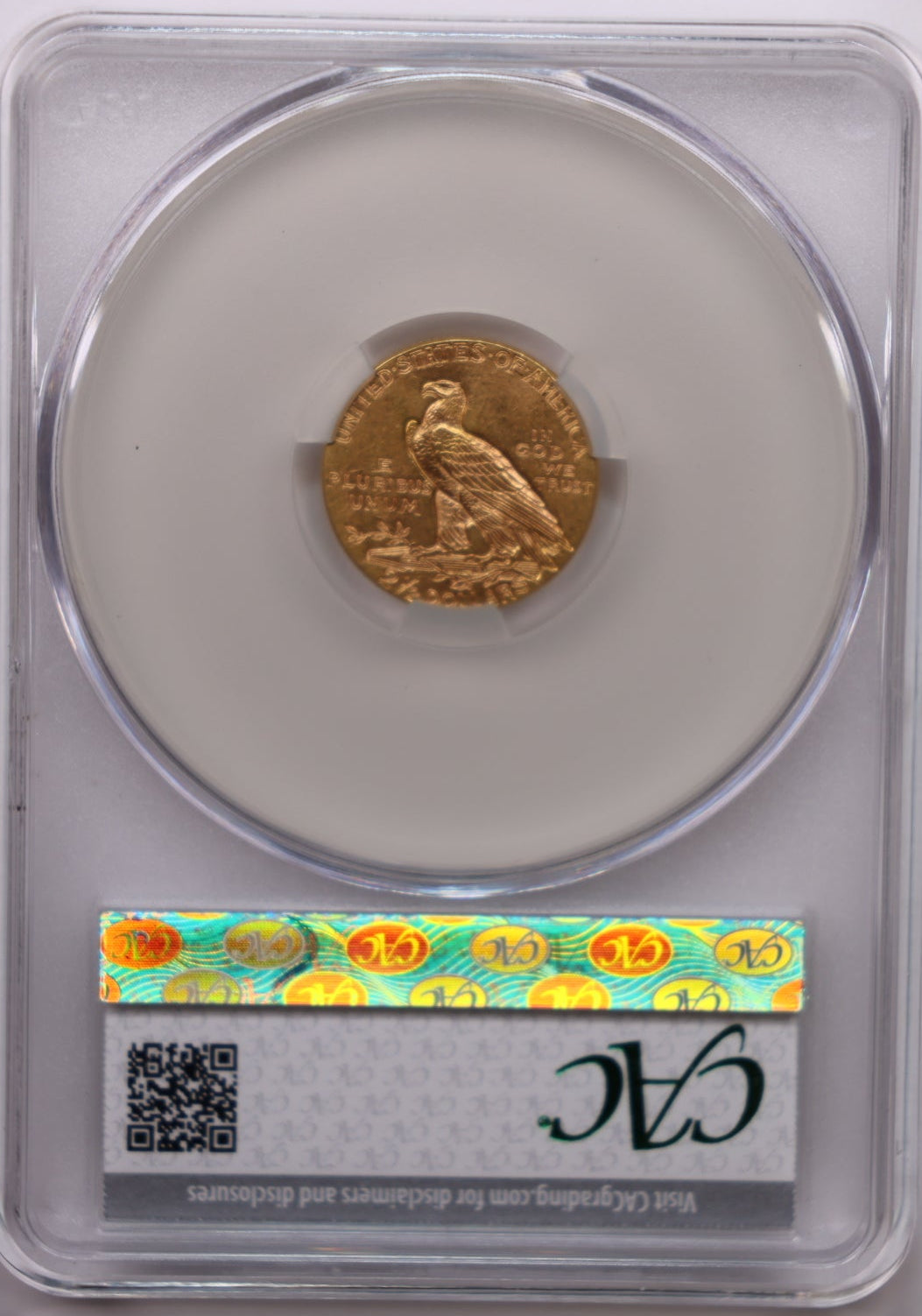 1927 $2.50 Quarter Gold Eagle, CAC Certified MS-61, Uncirculated Coin, Store #G027.