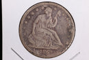 1862-S Liberty Seated Half Dollar, Fine Circulated Coin. Store