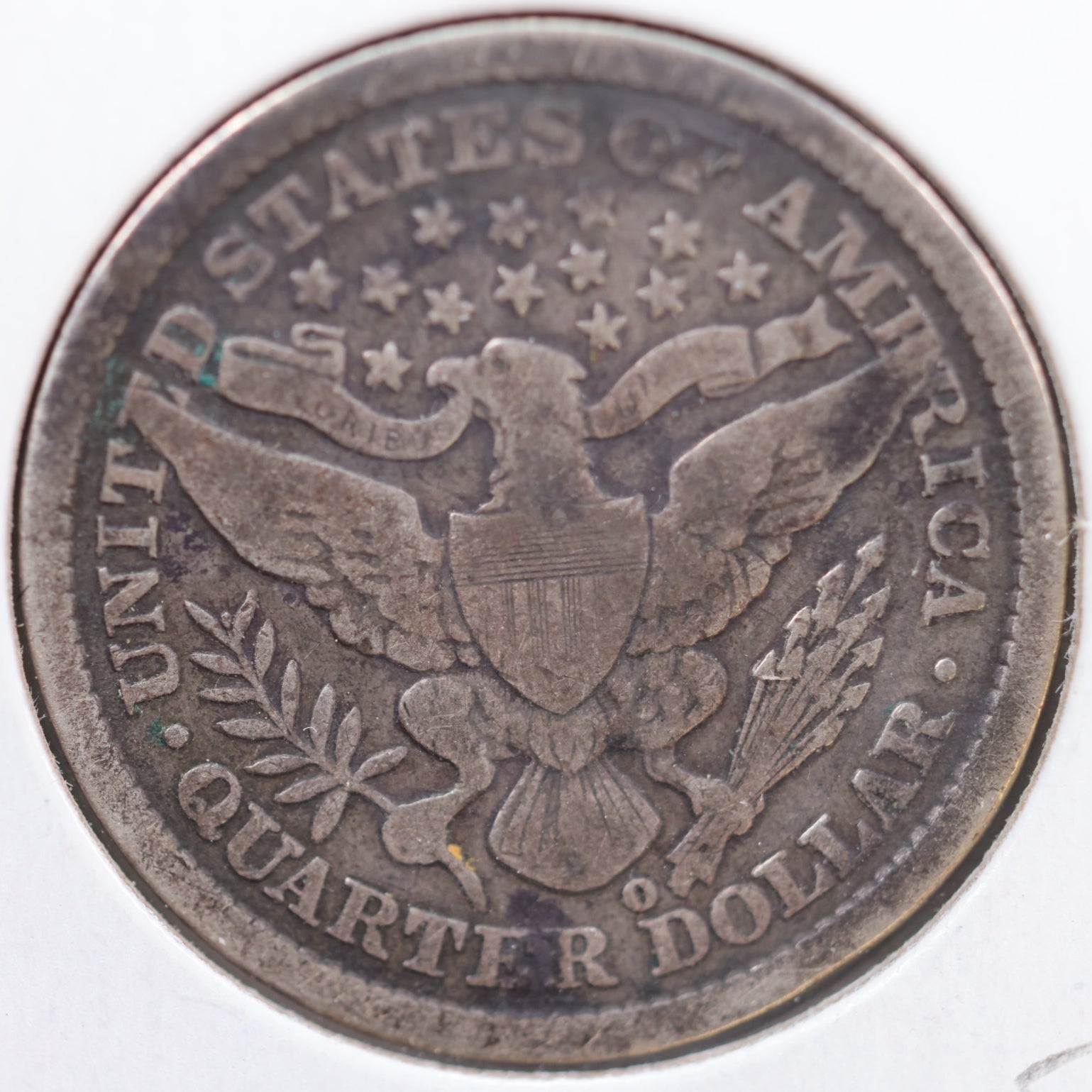 1894-O Barber Quarter, Very Good+ Circulated Coin, Store #QR780