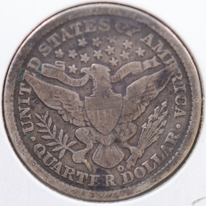 1894-O Barber Quarter, Very Good+ Circulated Coin, Store