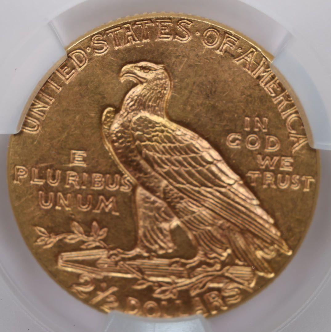 1927 $2.50 Quarter Gold Eagle, CAC Certified MS-61, Uncirculated Coin, Store #G027.