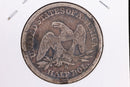1862-S Liberty Seated Half Dollar, Fine Circulated Coin. Store