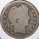 1894-O Barber Quarter, Good Circulated Coin, Store