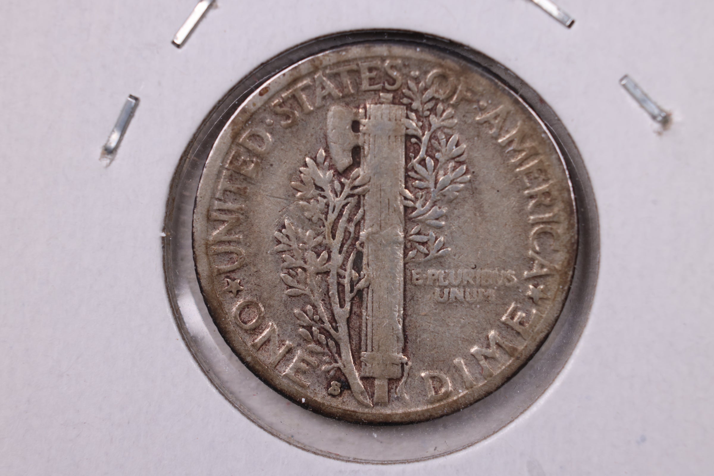 1928-S Mercury Silver Dime., Fine., Store  #19909