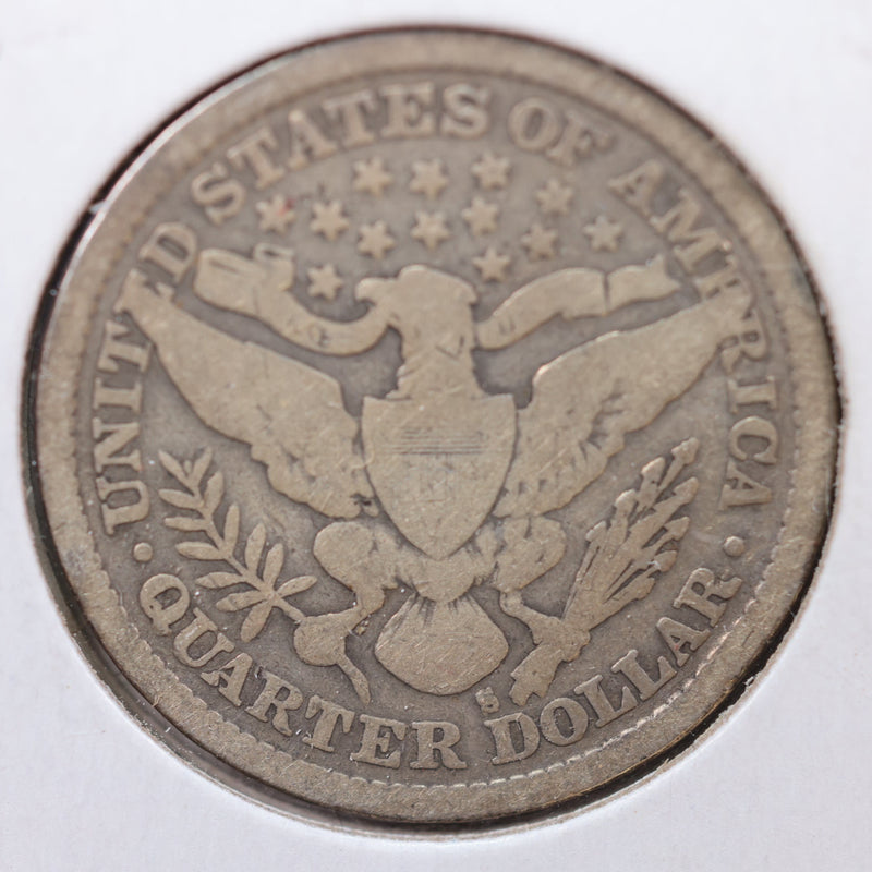 1894-S Barber Quarter, Good Circulated Coin, Store