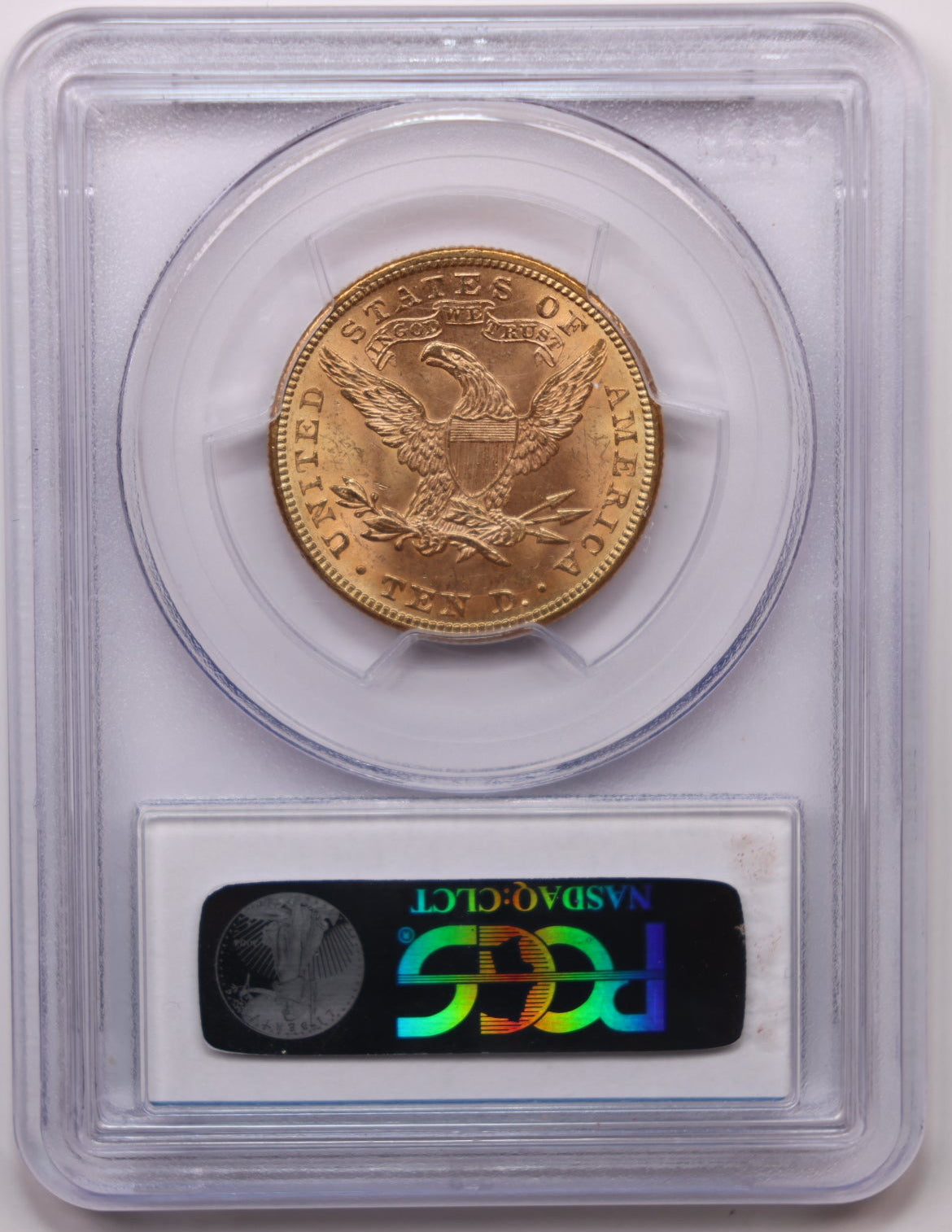 1882 $10 Gold Liberty Eagle, PCGS MS-62, Gold Uncirculated Coin, Store Sale #G030.