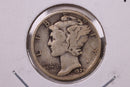 1929 Mercury Silver Dime., Very Fine., Store