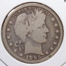 1895 Barber Quarter, Very Good Circulated Coin, Store