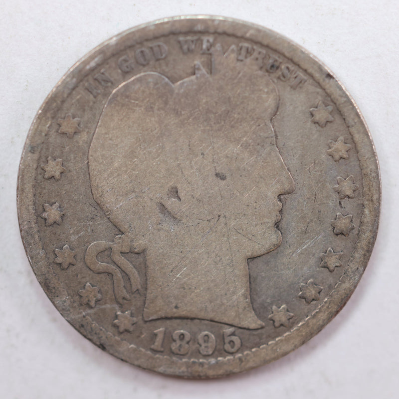 1895 Barber Quarter, Good Circulated Coin, Store