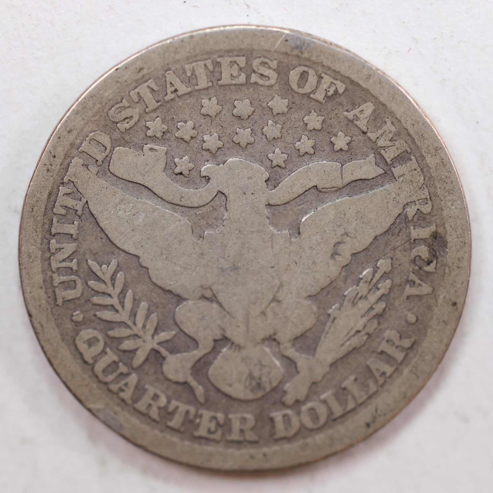 1895 Barber Quarter, About Good Circulated Collectible Coin, Store #QR816.