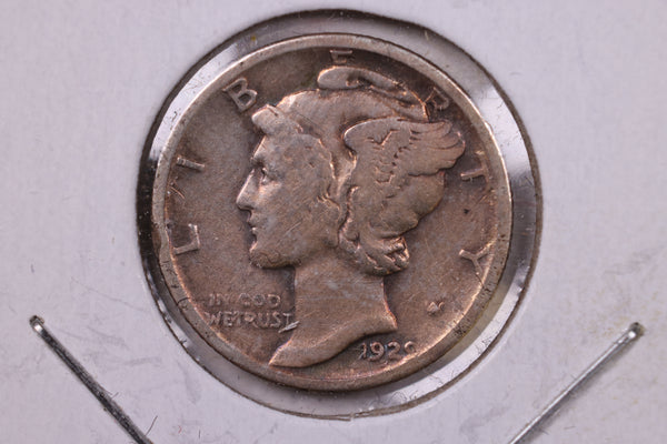 1929-D Mercury Silver Dime., A.U., Store  #19913