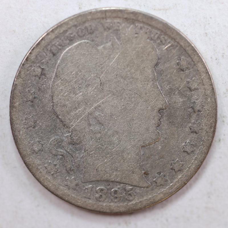 1895 Barber Quarter, Fair Circulated Coin, Store