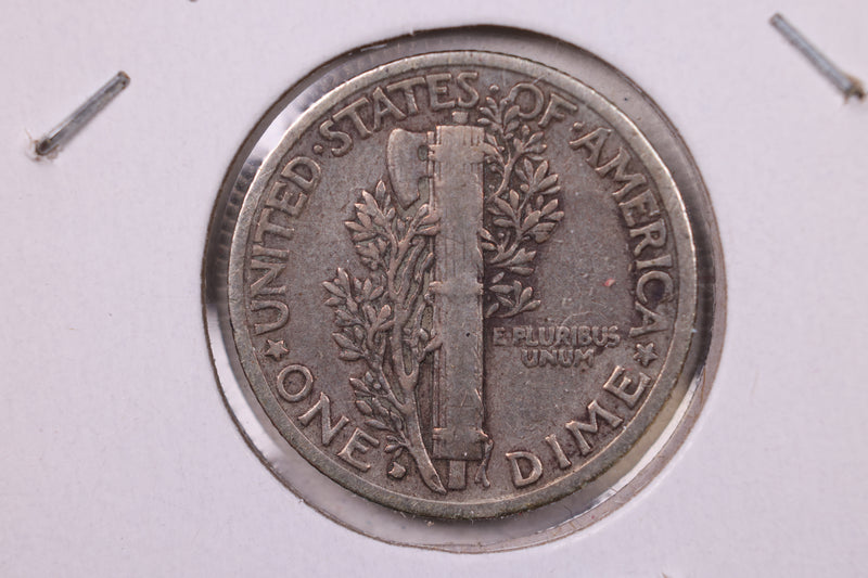 1929-D Mercury Silver Dime., A.U., Store