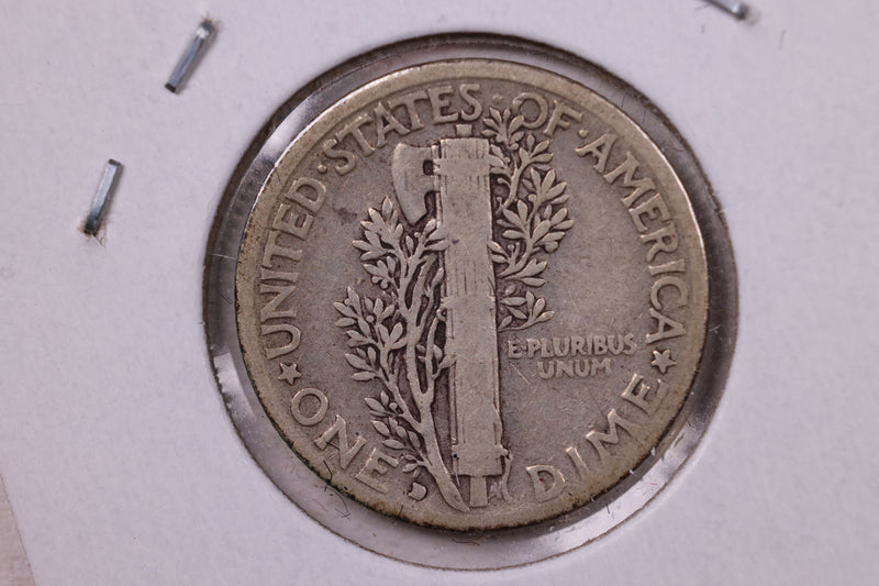 1929-D Mercury Silver Dime., A.U., Store