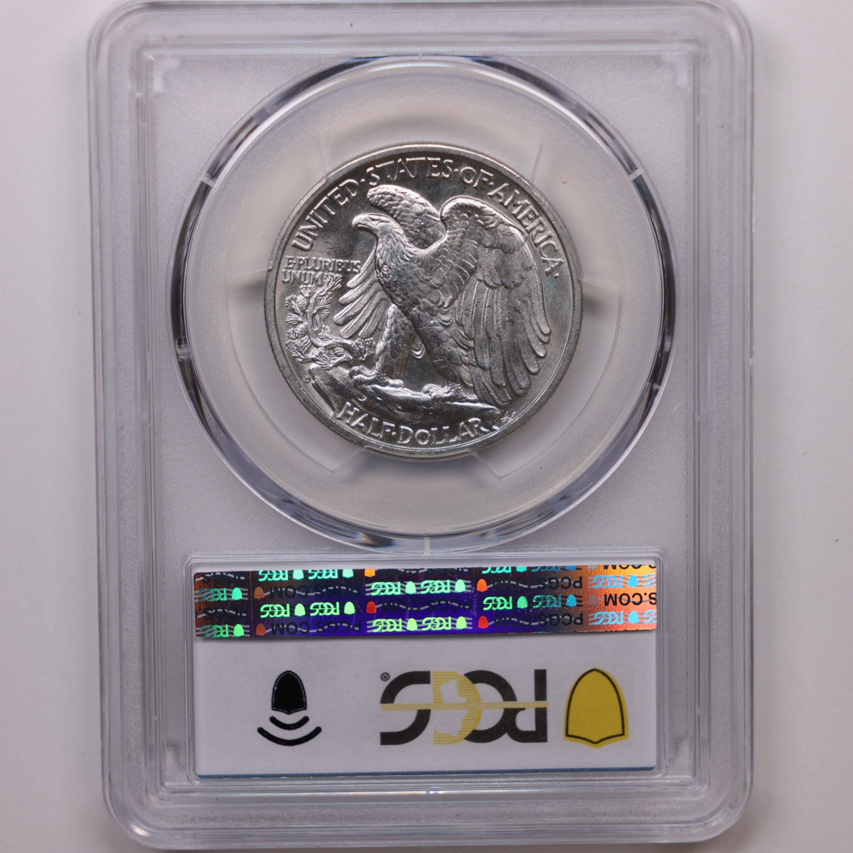 1938-D Walking Liberty Silver Half Dollar, PCGS Graded MS-64, Uncirculated. #HR236.