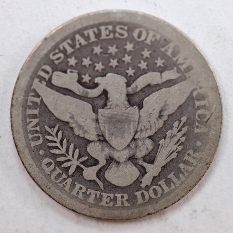 1895 Barber Quarter, About Good Circulated Coin, Store